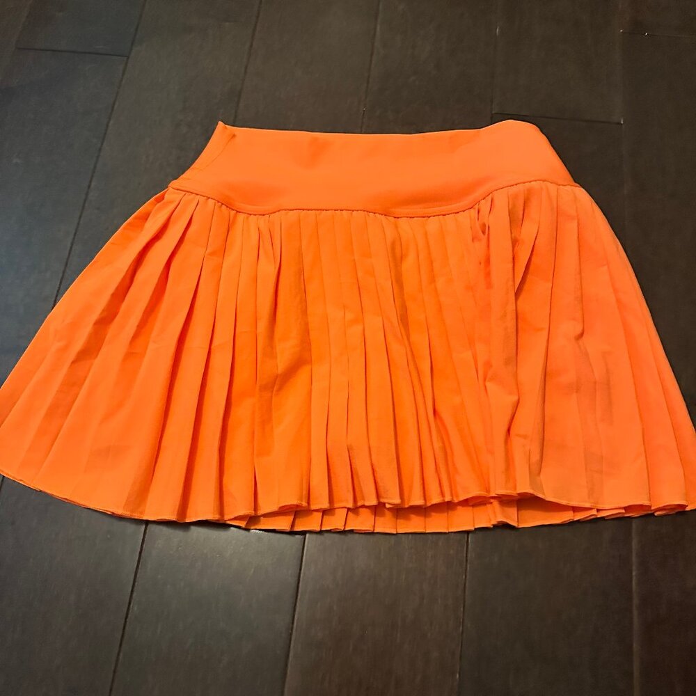 CRZ Yoga Orange Tennis Skirt